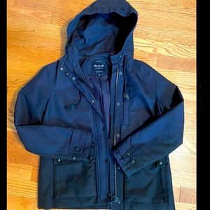 Madewell hooded two-toned jacket